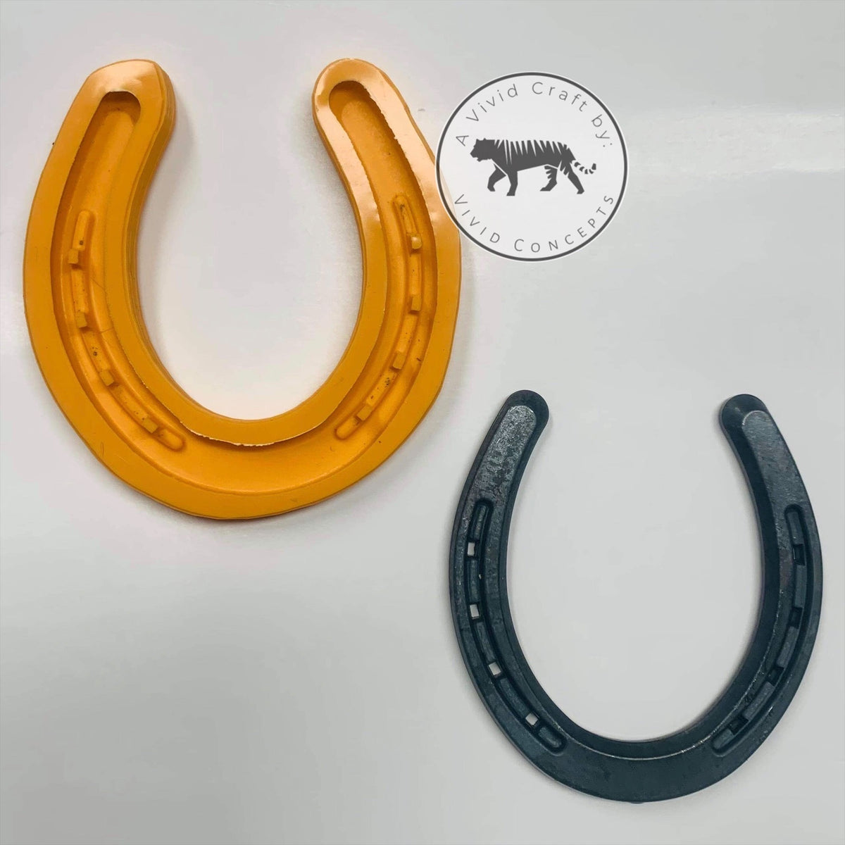Horseshoe Silicone Mold (Authentic Horse Shoe) – Vivid Concepts Inc